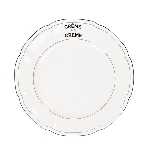 Plate - Crème de la Crème - New Bone China - 26 x 26 x 1.5 cm