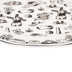 Plate - Dutch Black - New Bone China - 26 x 26 x 1.5 cm