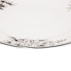 Plate - The Flowers - New Bone China - 19.5 x 19.5 x 1.2 cm