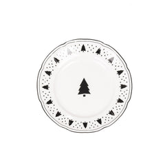 Plate - Christmas Tree - New Bone China - 10x15x1.5 cm