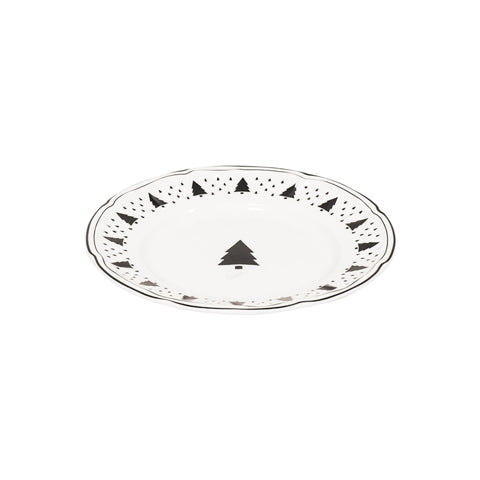 Plate - Christmas Tree - New Bone China - 10x15x1.5 cm