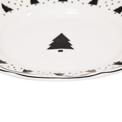 Plate - Christmas Tree - New Bone China - 10x15x1.5 cm