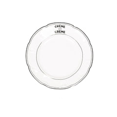 Assiette - Crème de la Crème - Porcelaine Nouvelle Génération - 10x15x1.5cm