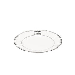 Assiette - Crème de la Crème - Porcelaine Nouvelle Génération - 10x15x1.5cm