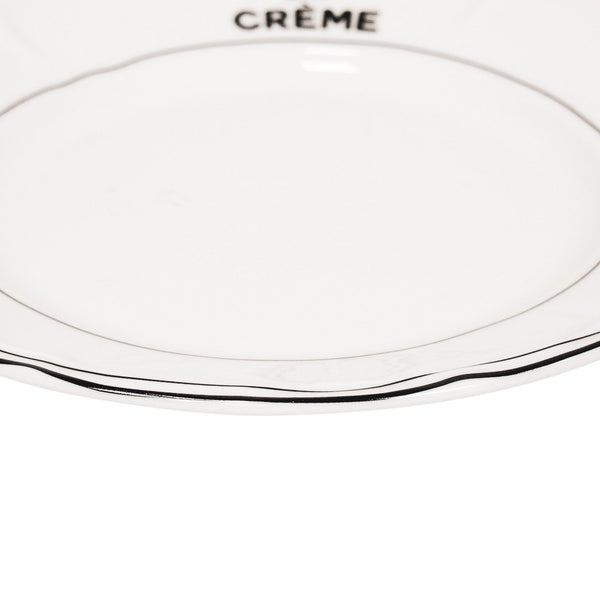 Assiette - Crème de la Crème - Porcelaine Nouvelle Génération - 10x15x1.5cm