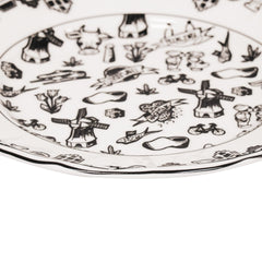 Plate - Dutch Black - New Bone China - 10 x 15 x 1.5 cm