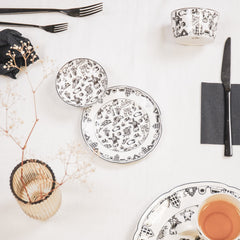 Plate - Dutch Black - New Bone China - 10 x 15 x 1.5 cm