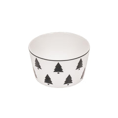 Bowl - Christmas Tree - New Bone China - 9 x 9 x 5 cm