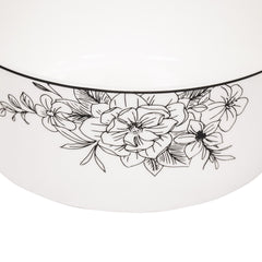 Kom - The Flowers - New bone China - 14.5 x 14.5 x 6 cm