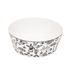 Bowl - Dutch Black - New Bone China - 17.5 x 17.5 x 6.5 cm