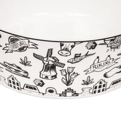 Bowl - Dutch Black - New Bone China - 17.5 x 17.5 x 6.5 cm