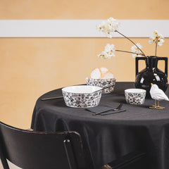 Bowl - Dutch Black - New Bone China - 17.5 x 17.5 x 6.5 cm