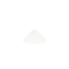 Lampshade - Pleated - Polyester - White - 6x29,5x18cm