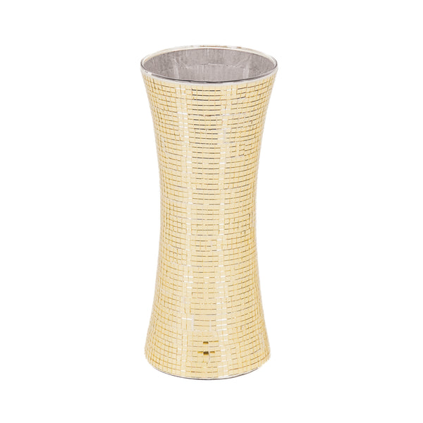 Vaas - Disco - Glas - Goud - 12,5 x 12,5 x 30 cm