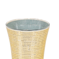 Vaas - Disco - Glas - Goud - 12,5 x 12,5 x 30 cm