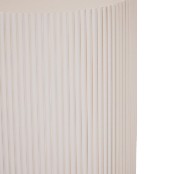 Side Table / Pillar - Cylindrical - MDF - Sand - 30 x 54 cm