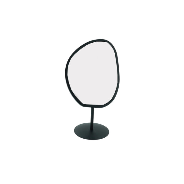 Miroir - Organique - Métal - Noir - 16.5x12x31.5 cm