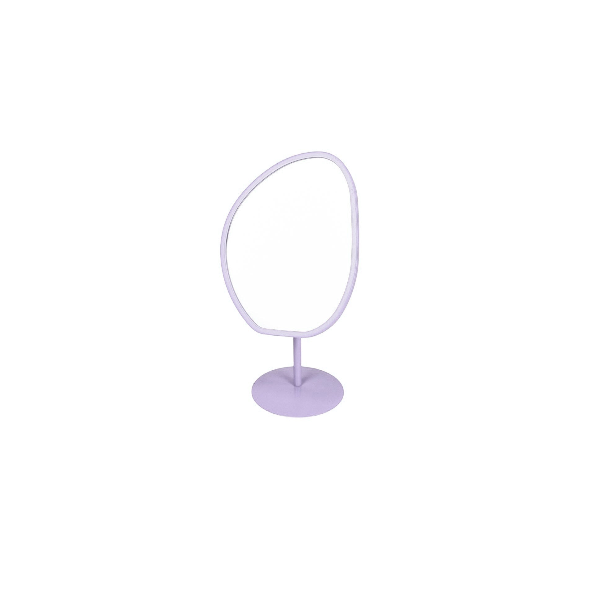 Mirror - Organic - Metal - Lilac - 16.5 x 12 x 31.5 cm