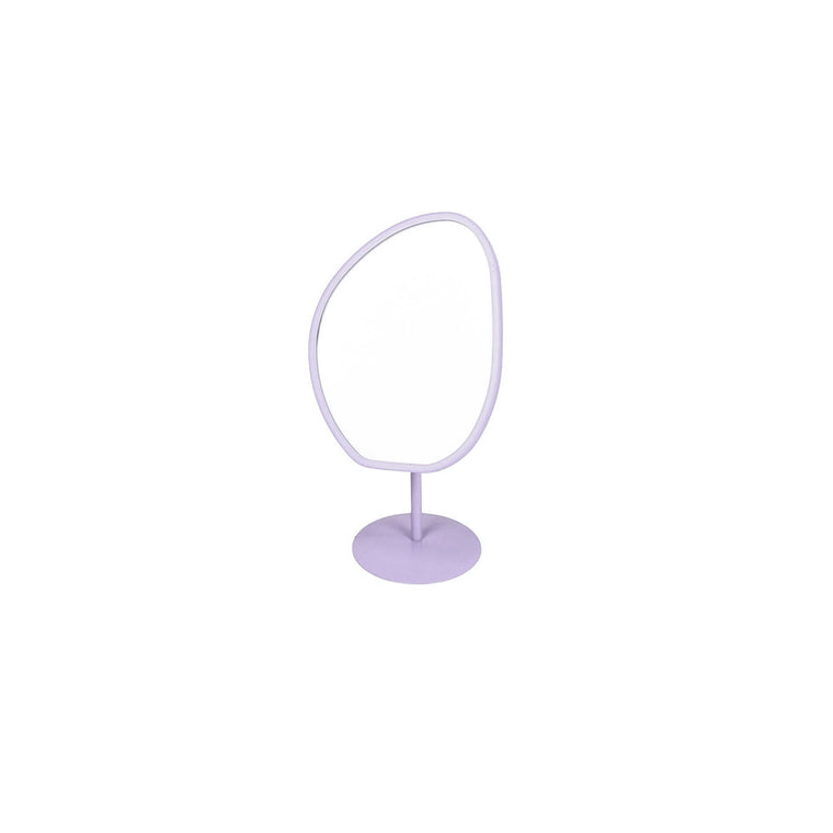 Mirror - Organic - Metal - Lilac - 16.5 x 12 x 31.5 cm