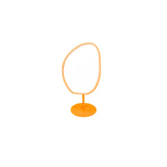 Mirror - Organic - Metal - Neon Orange - 16.5 x 12 x 31.5 cm