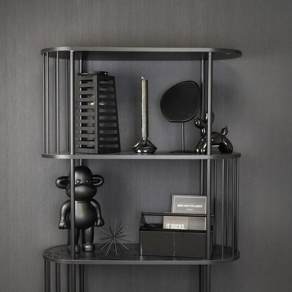 Lamp - Lantern - Solar - Metal - Black - 14 x 32.5 cm