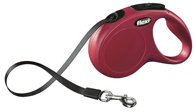 FLEXI Classic Tape Retractable Leash Red S 5 m