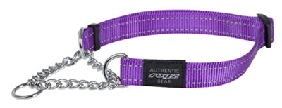 ROGZ FOR DOGS Halfslip Halsband Fanbelt Paars 20 mm x 34–56 cm