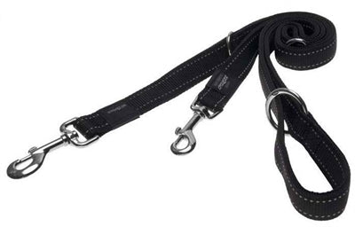 ROGZ FOR DOGS HOUTHAKKER MULTIFUNCTIONELE LIJN ZWART 25 mm x 1.6 m