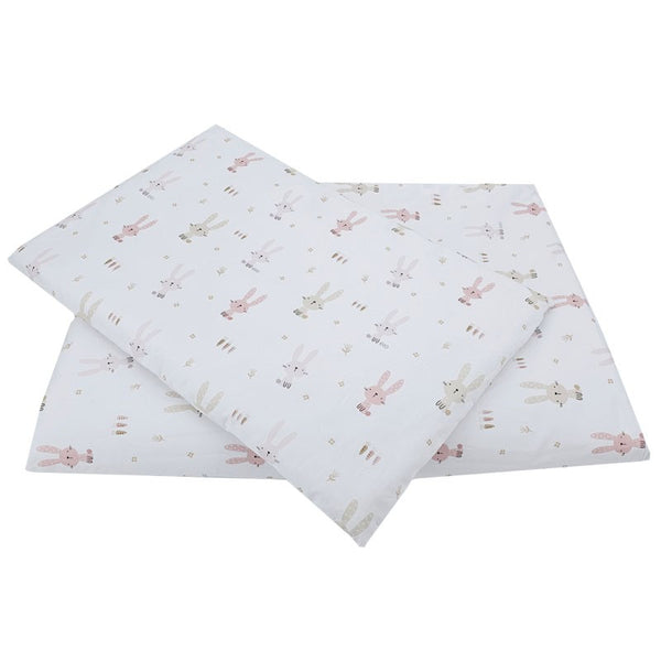 Printed cotton bedding - 2-piece 135x100 cm BUNNY