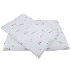Printed cotton bedding - 2-piece 135x100 cm BUNNY