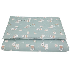 Parure de lit bébé en coton imprimé 120x90 cm CHIENS
