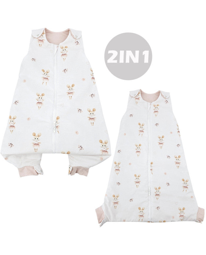 2in1 multifunctional baby sleeping bag BALLERINA MOUSE