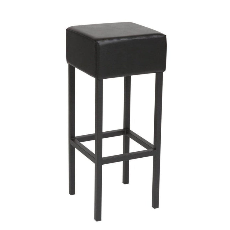 Workliving Bar Stool Skai - Black / Black