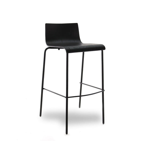 Workliving Bar Stool Pure Oak Black