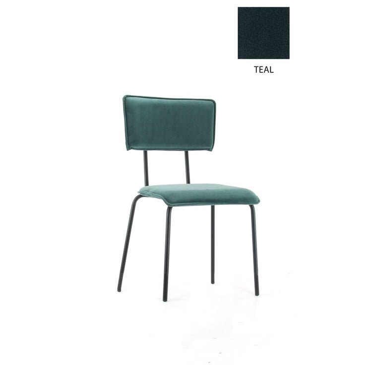 Workliving Dining Chair Bo - Velvet Earth Teal