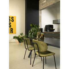 Workliving Dining Chair Bo - Velvet Earth Teal