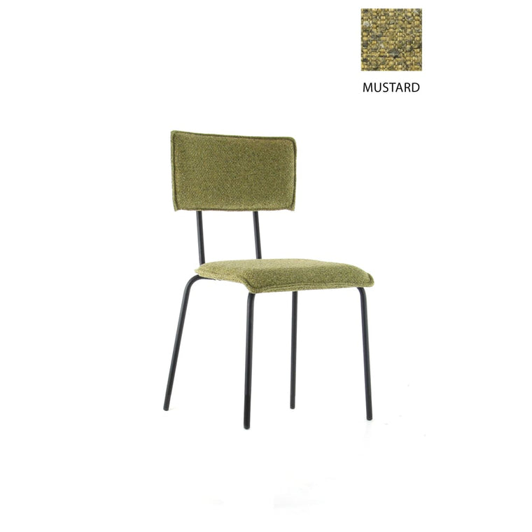 Workliving Dining Chair Bo Society - Boucle Mustard