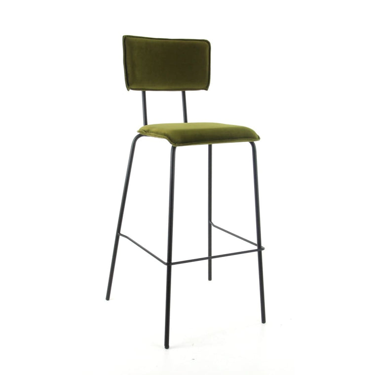 Workliving Bar Stool High Bo - Velvet Earth Army