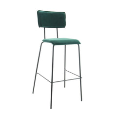 Workliving Bar Stool High Bo - Velvet Earth Forest