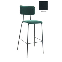 Workliving Bar Stool High Bo - Velvet Earth Forest