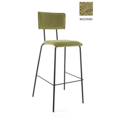 "Workliving Bar Stool High Bo Society - Boucle Mustard"