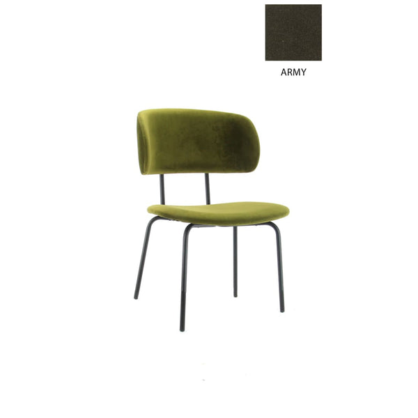 Workliving Eetkamerstoel Bo RS - Velvet Earth Army