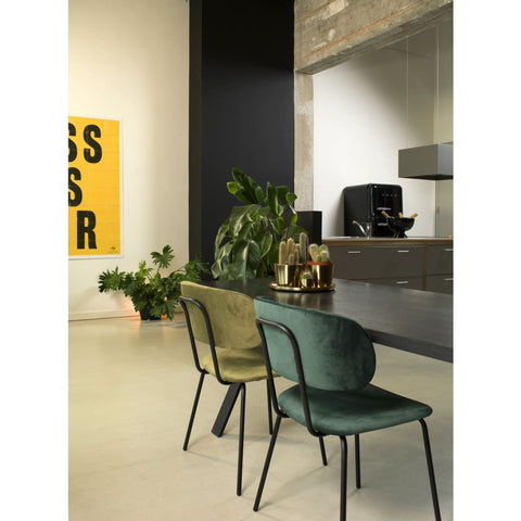 Workliving Dining Chair Bo RS - Velvet Earth Forest