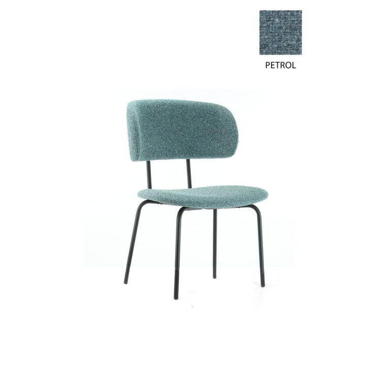 Workliving Dining Chair Bo RS - Society Boucle Petrol