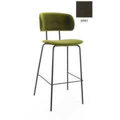 "Workliving Bar Stool High Bo RS - Velvet Earth Army"