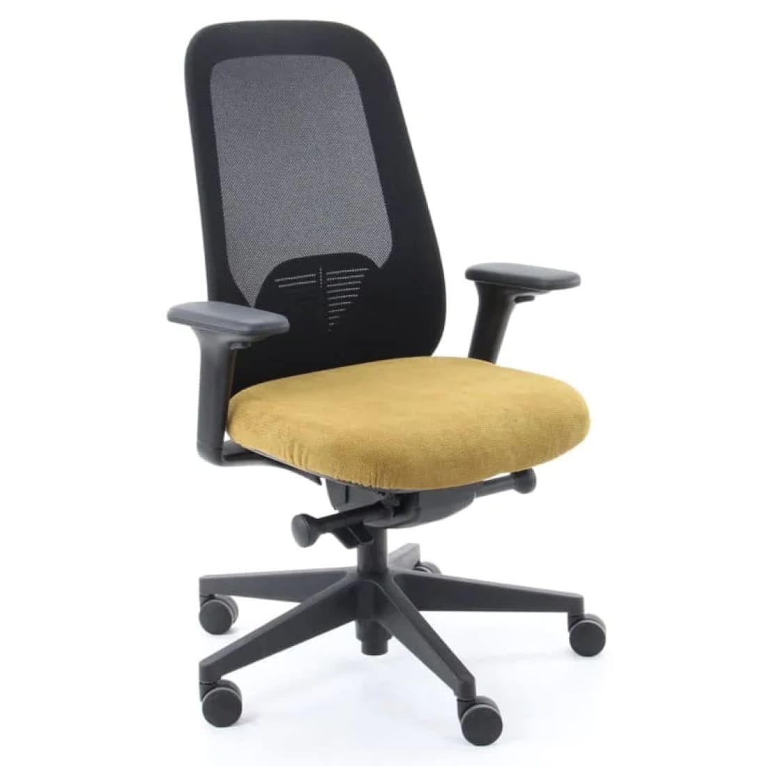 Workliving Nora Mesh Geel Regain - Bureaustoel Ergonomisch Ontwerp NEN1335