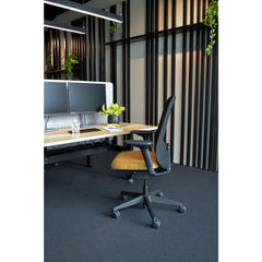 Workliving Nora Mesh Geel Regain - Bureaustoel Ergonomisch Ontwerp NEN1335