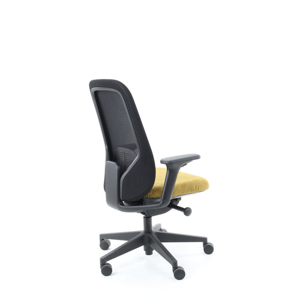 Workliving Nora Mesh Geel Regain - Bureaustoel Ergonomisch Ontwerp NEN1335