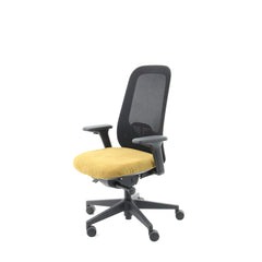 Workliving Nora Mesh Geel Regain - Bureaustoel Ergonomisch Ontwerp NEN1335