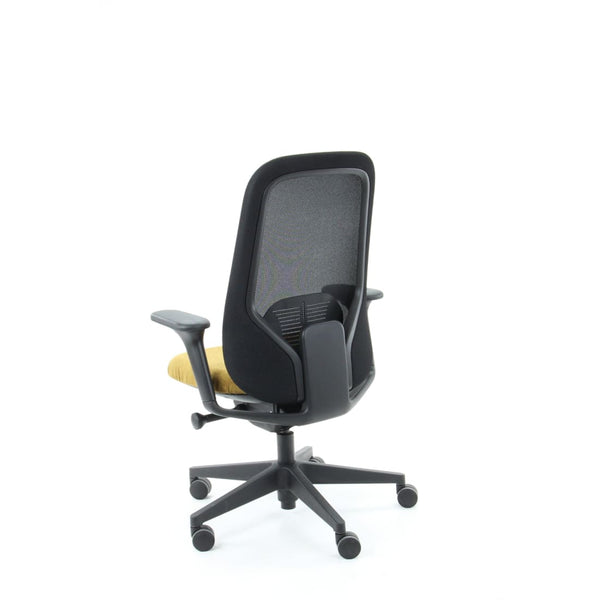 Workliving Nora Mesh Geel Regain - Bureaustoel Ergonomisch Ontwerp NEN1335